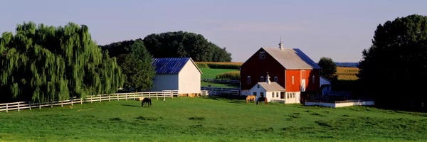 Maryland: Farm, Baltimore County, Maryland, USA by Panoramic Images