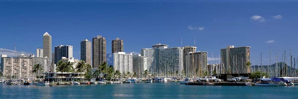 Honolulu: Honolulu Hawaii #4 by Panoramic Images