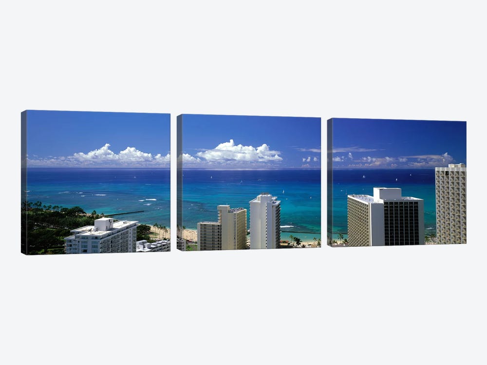 Honolulu Hawaii #3 by Panoramic Images 3-piece Canvas Art