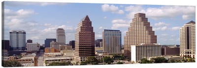 Buildings in a city, Town Lake, Austin, Texas, USA Canvas Art Print - Texas Art