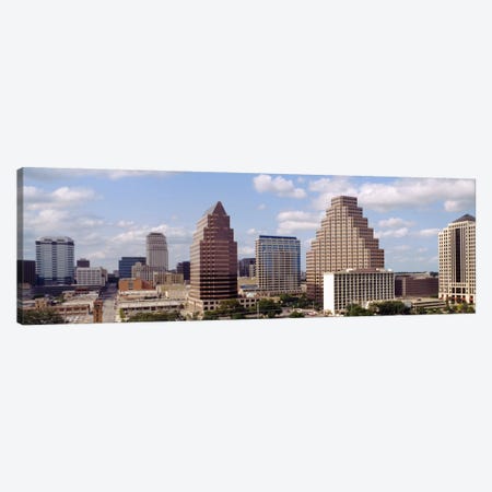 Buildings in a city, Town Lake, Austin, Texas, USA Canvas Print #PIM397} by Panoramic Images Art Print