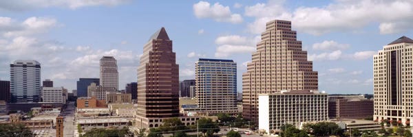 Austin: Buildings in a city, Town Lake, Austin, Texas, USA by Panoramic Images