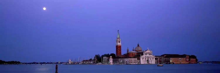 Moon over San Giorgio Maggiore Church Venice Italy