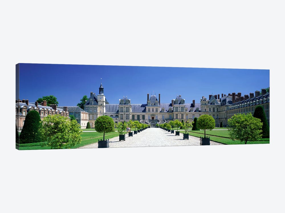 Chateau de Fontainebleau Ile de France France by Panoramic Images 1-piece Canvas Artwork