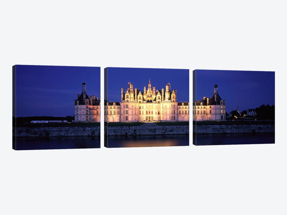 Chateau de Chambord Loire France by Panoramic Images 3-piece Canvas Artwork