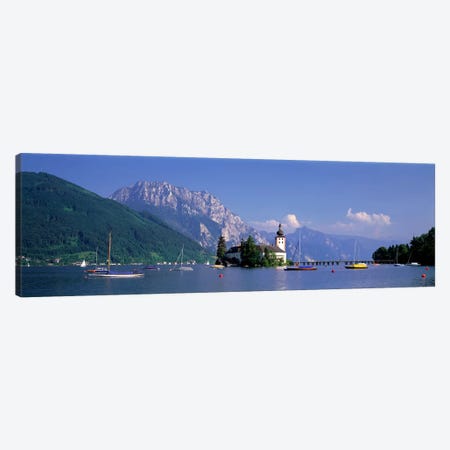 Traunsee Lake Gmunden Austria Canvas Print #PIM3993} by Panoramic Images Canvas Art