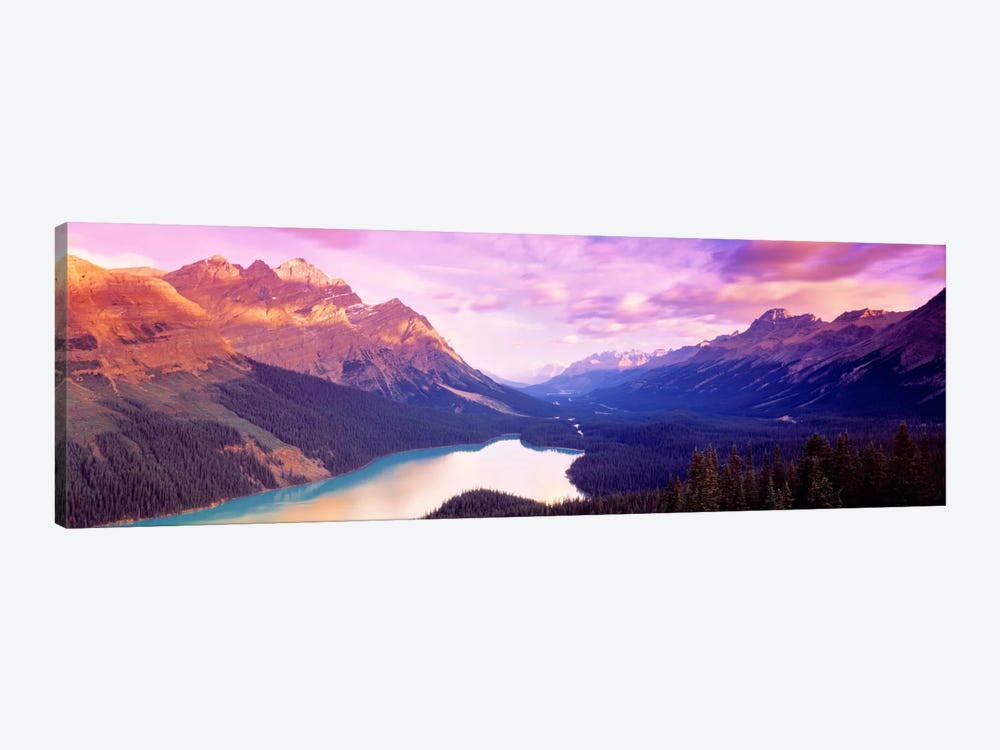 Peyto Lake, Alberta, Canada by Panoramic Images 1-piece Canvas Print