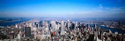 Aerial View, Midtown, New York City, New York, USA by Panoramic Images canvas print