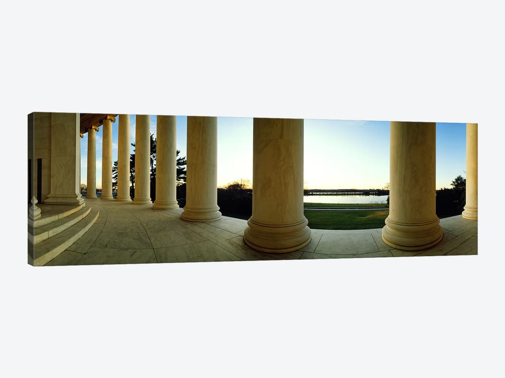 Jefferson Memorial Washington DC by Panoramic Images 1-piece Canvas Wall Art