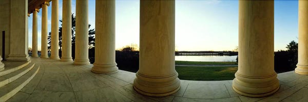 Columns: Jefferson Memorial Washington DC by Panoramic Images