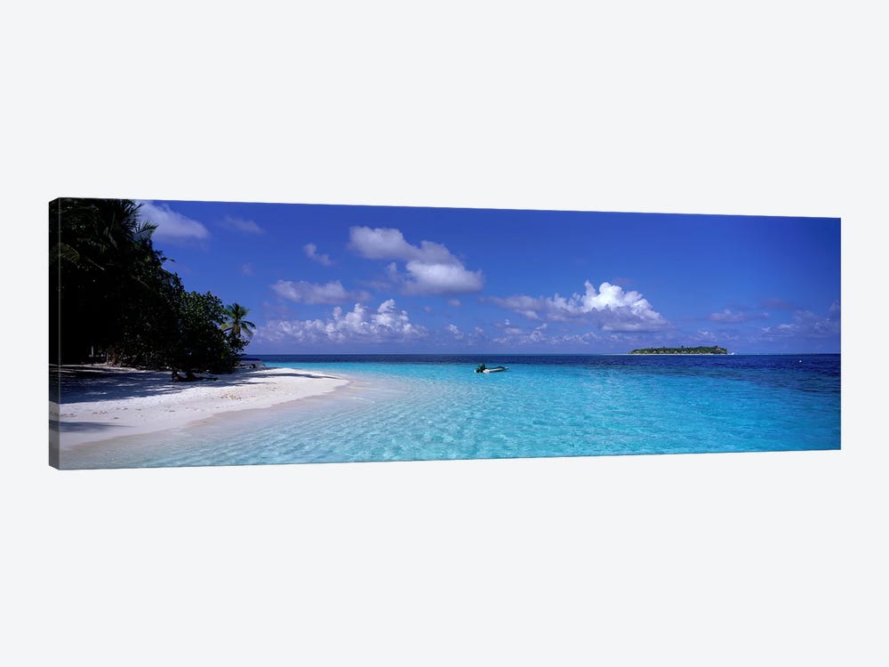 Tropical Beach Ihru Maldives by Panoramic Images 1-piece Canvas Artwork