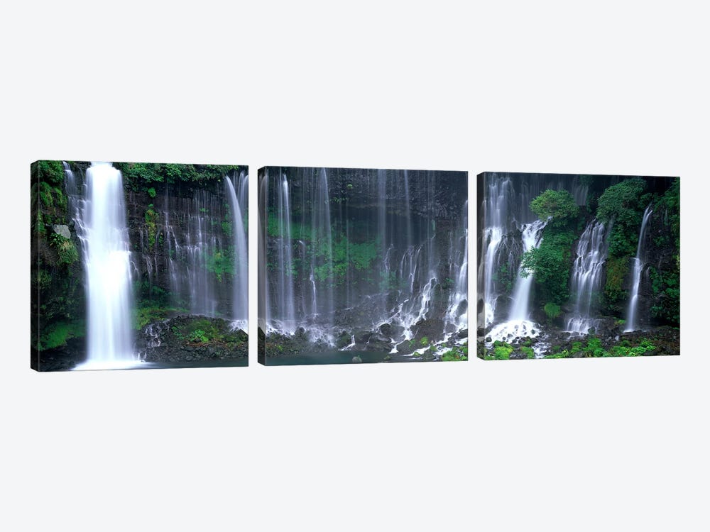 Shiraito Falls, Fujinomiya, Shizuoka, Japan by Panoramic Images 3-piece Canvas Art