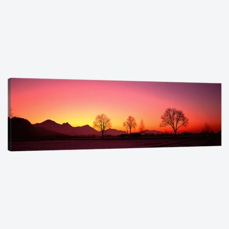 EveningSchwangau, Germany Canvas Print #PIM4007} by Panoramic Images Canvas Art