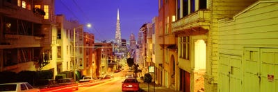 Canvas Print: Evening In San FranciscoSan Francisco, California, USA by Panoramic Images - thumbnail