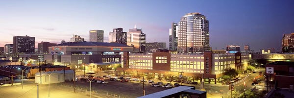 Phoenix: Skyline At Dusk, Phoenix, Arizona, USA by Panoramic Images