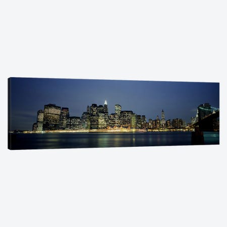 Buildings on The waterfront, NYC, New York City, New York State, USA Canvas Print #PIM4030} by Panoramic Images Canvas Art