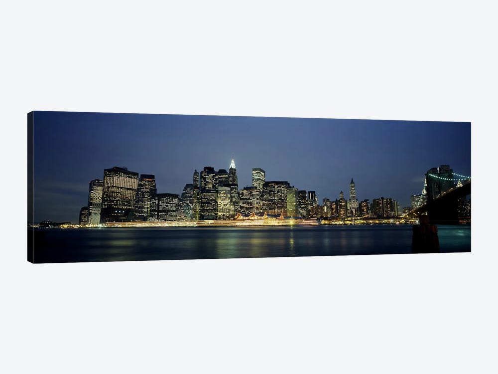 Buildings on The waterfront, NYC, New York City, New York State, USA by Panoramic Images 1-piece Canvas Print