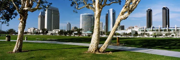 San Diego: Embarcadero Marina Park, San Diego, California, USA by Panoramic Images