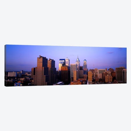 Skyscrapers in a city, Philadelphia, Pennsylvania, USA #3 Canvas Print #PIM403} by Panoramic Images Canvas Artwork