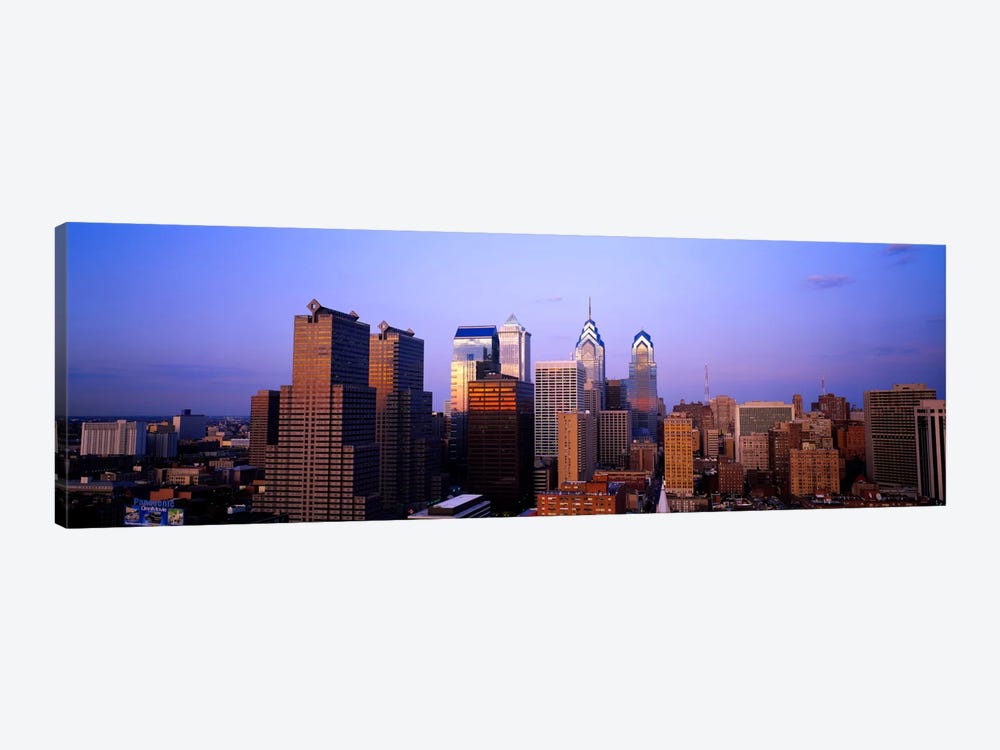 Skyscrapers in a city, Philadelphia, Pennsylvania, USA #3 by Panoramic Images 1-piece Canvas Artwork