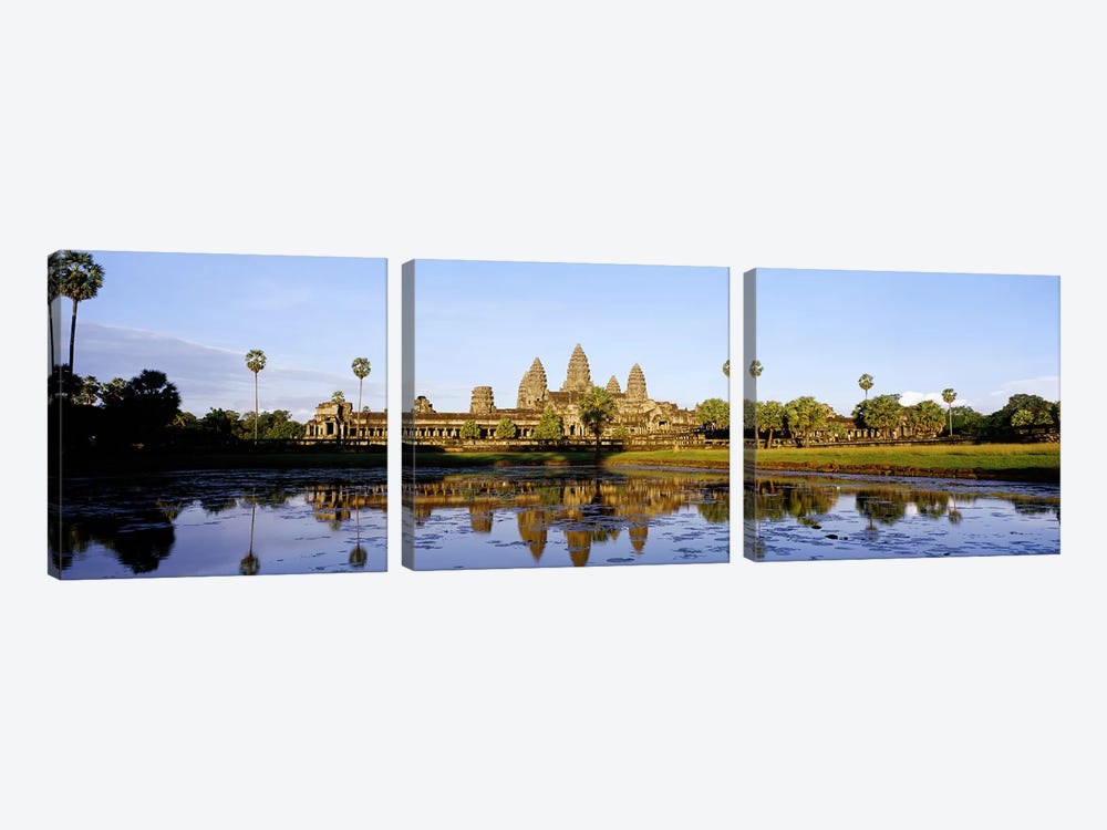 Angkor WatCambodia by Panoramic Images 3-piece Canvas Print