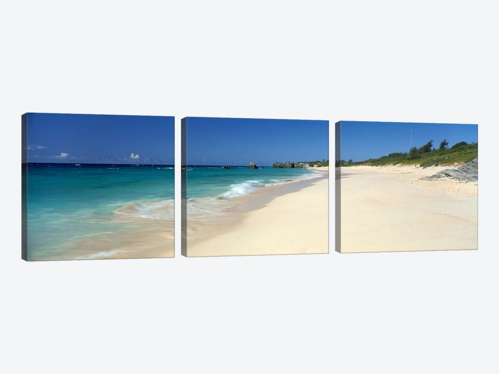 Warwick Long Bay Beach Bermuda by Panoramic Images 3-piece Canvas Art Print
