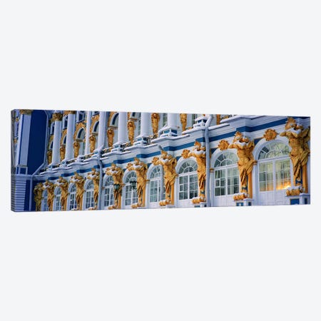 Catherine Palace Pushkin Russia Canvas Print #PIM4058} by Panoramic Images Canvas Artwork