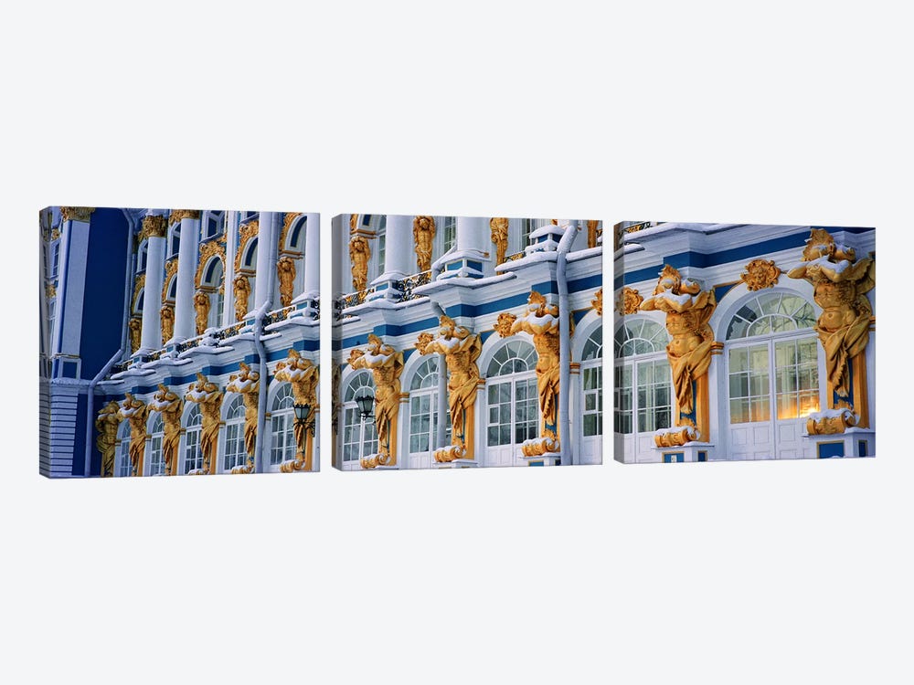 Catherine Palace Pushkin Russia by Panoramic Images 3-piece Canvas Print