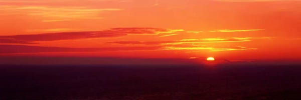 Michigan: Sunrise Lake Michigan USA by Panoramic Images
