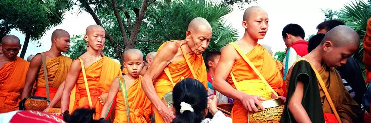 Buddhist Monks Luang Prabang Laos