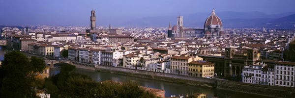 Florence: High-Angle View Of The Historic Centre Of Florence, Tuscany, Italy by Panoramic Images