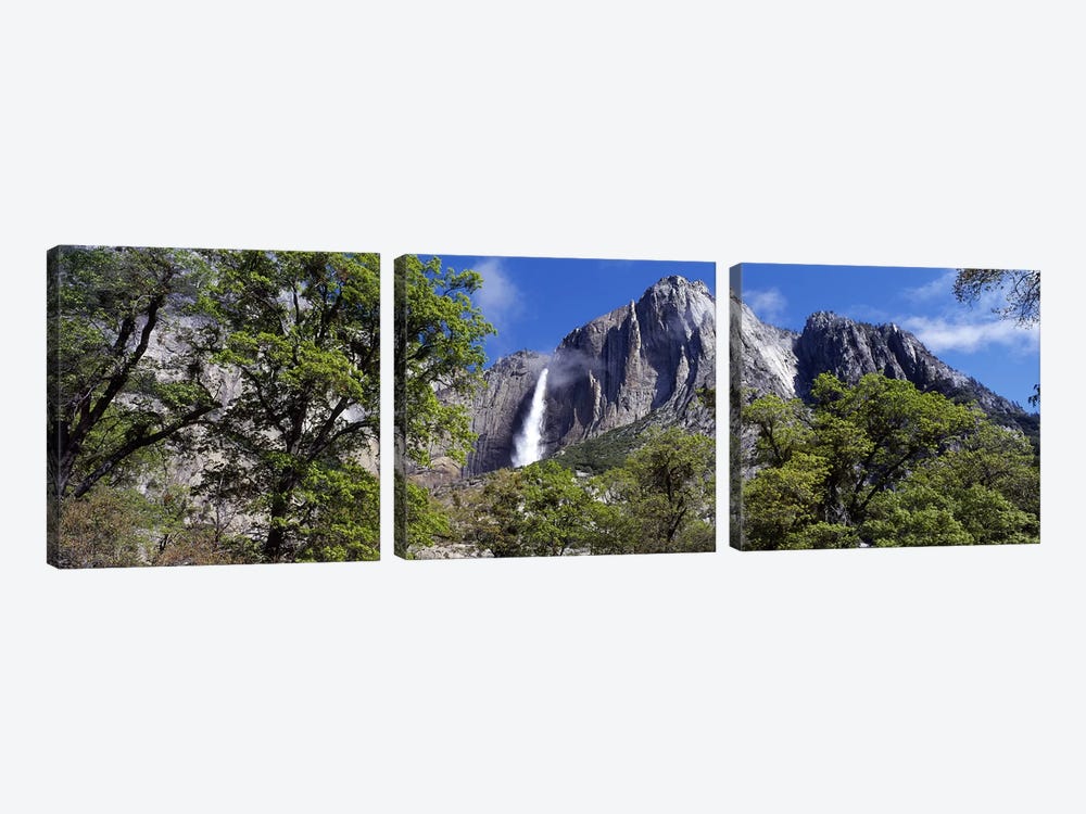 Yosemite Falls Yosemite National Park CA by Panoramic Images 3-piece Canvas Artwork