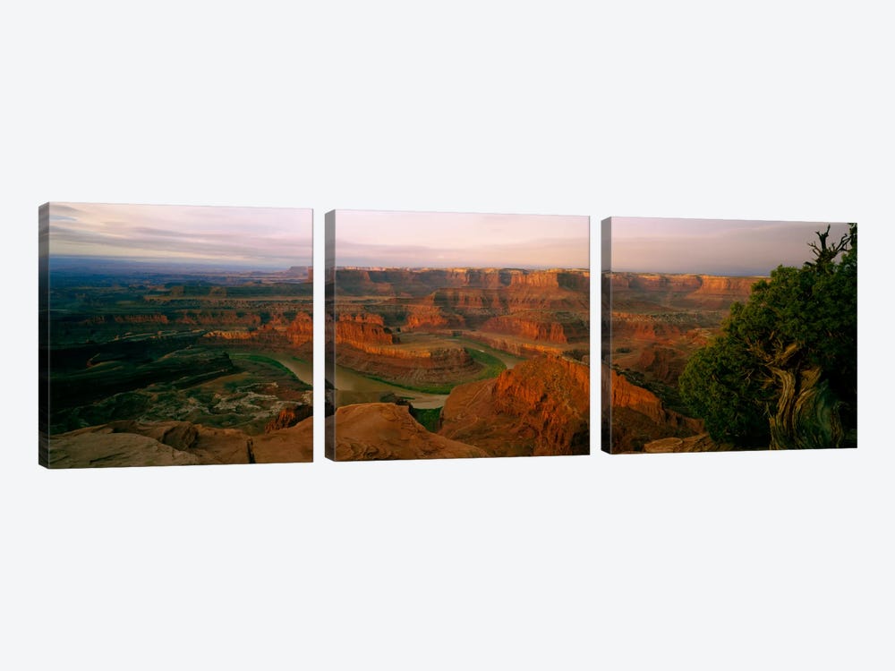 Canyonlands National Park As Seen From Dead Horse Point State Park Overlook by Panoramic Images 3-piece Canvas Art Print