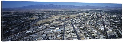 High angle view of a city, Las Vegas, Nevada, USA #3 Canvas Art Print - Las Vegas Art