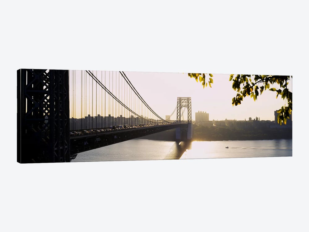 Bridge across the riverGeorge Washington Bridge, New York City, New York State, USA by Panoramic Images 1-piece Art Print