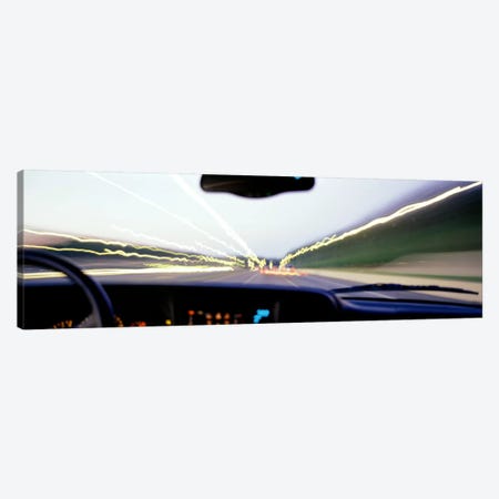 Truck In Motion From Driver's Perspective, Atlanta, Georgia, USA Canvas Print #PIM4104} by Panoramic Images Art Print