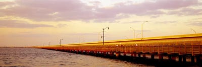 Gandy Bridge Tampa Bay Tampa FL by Panoramic Images framed canvas print