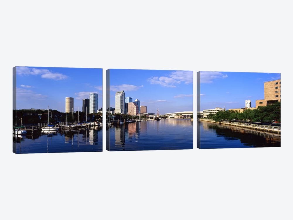 Tampa FL by Panoramic Images 3-piece Canvas Wall Art