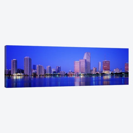 DuskMiami Florida, USA Canvas Print #PIM4114} by Panoramic Images Canvas Art