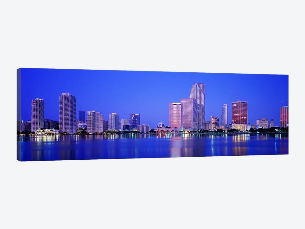 DuskMiami Florida, USA by Panoramic Images 1-piece Canvas Art