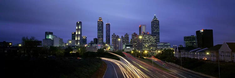 High angle view of traffic on a highwayAtlanta, Georgia, USA