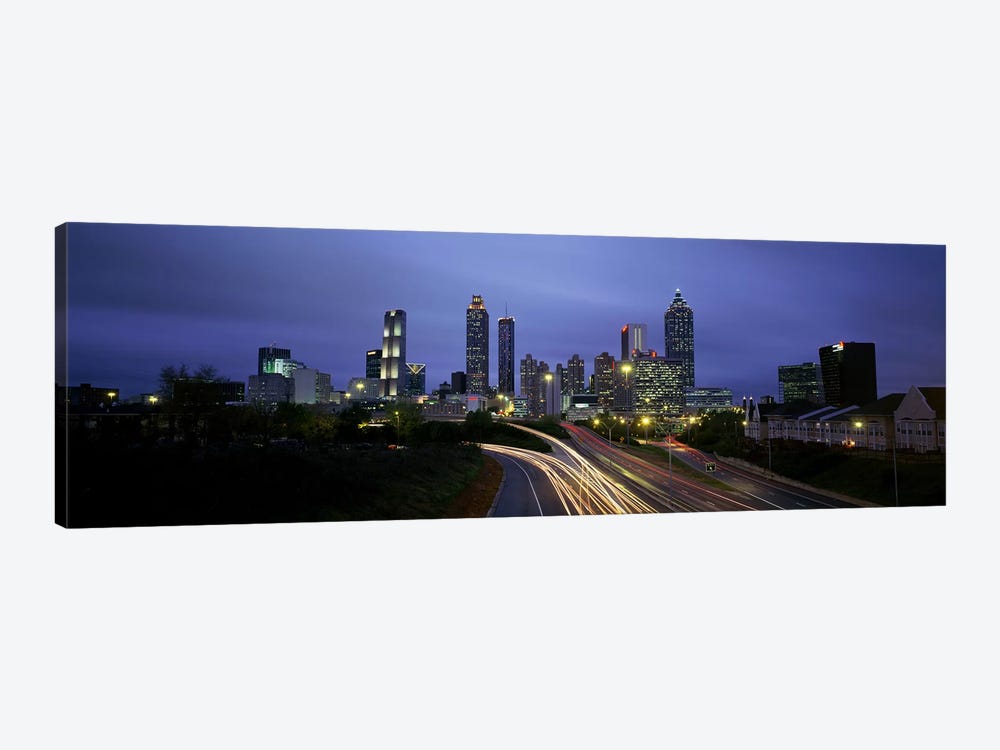 High angle view of traffic on a highwayAtlanta, Georgia, USA by Panoramic Images 1-piece Canvas Art