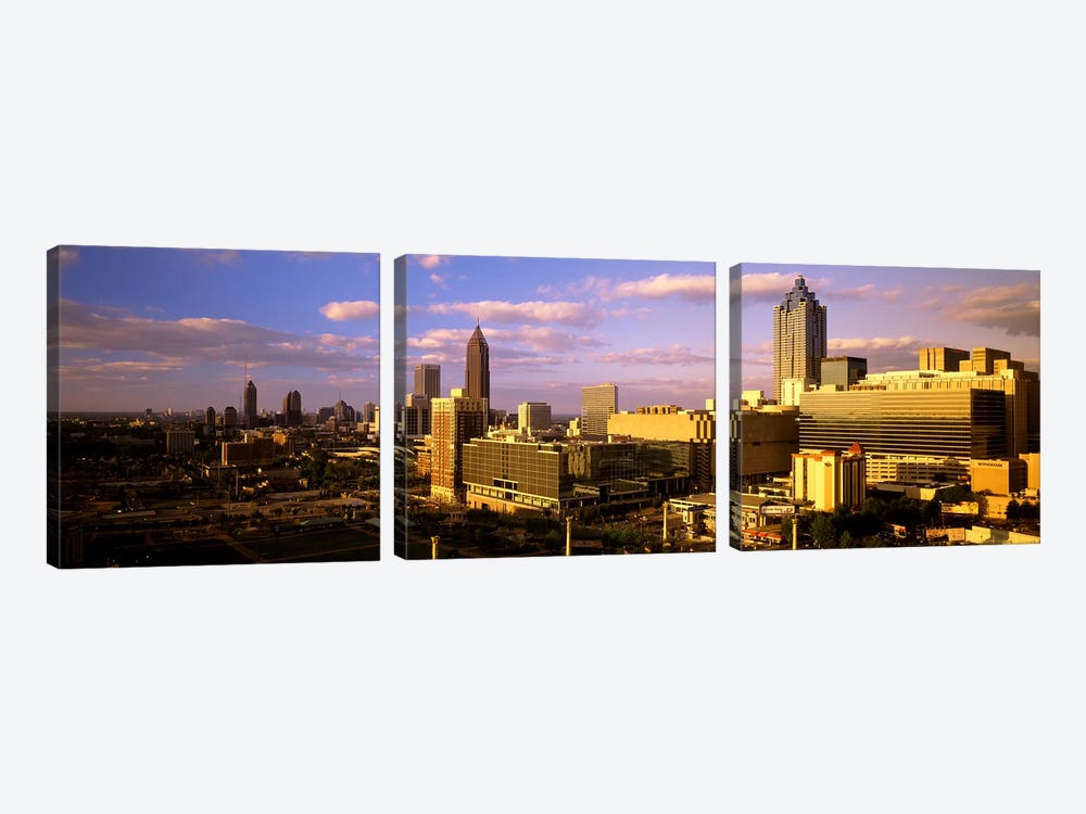 Afternoon In AtlantaAtlanta, Georgia, USA by Panoramic Images 3-piece Canvas Print