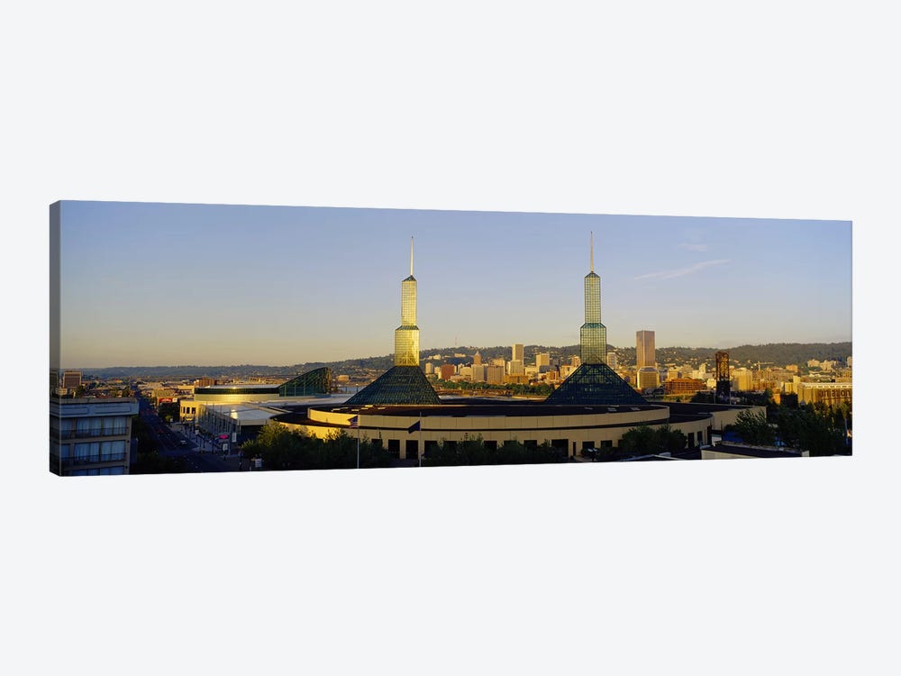 Twin Towers of a Convention Center, Portland, Oregon, USA #2 by Panoramic Images 1-piece Canvas Art