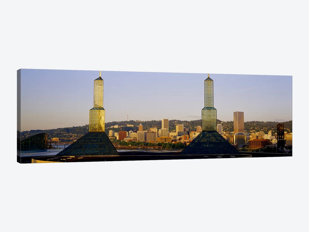 Twin Towers of a Convention Center, Portland, Oregon, USA #3 by Panoramic Images 1-piece Canvas Art Print