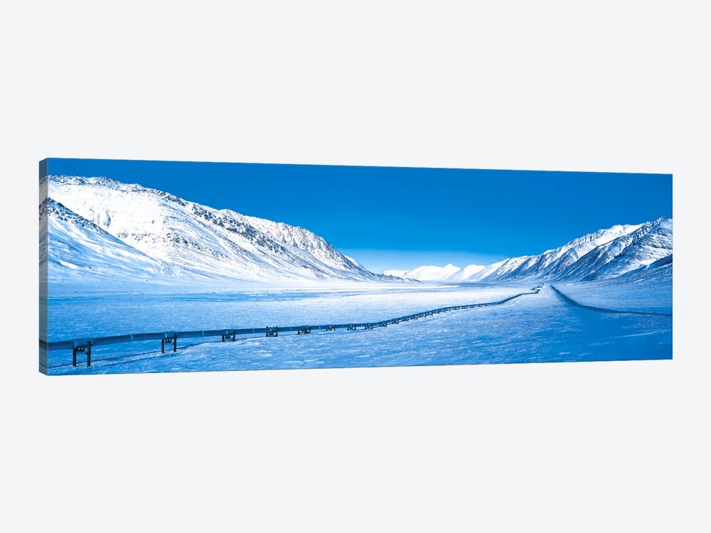 Alaska Pipeline Brooks Range AK by Panoramic Images 1-piece Art Print
