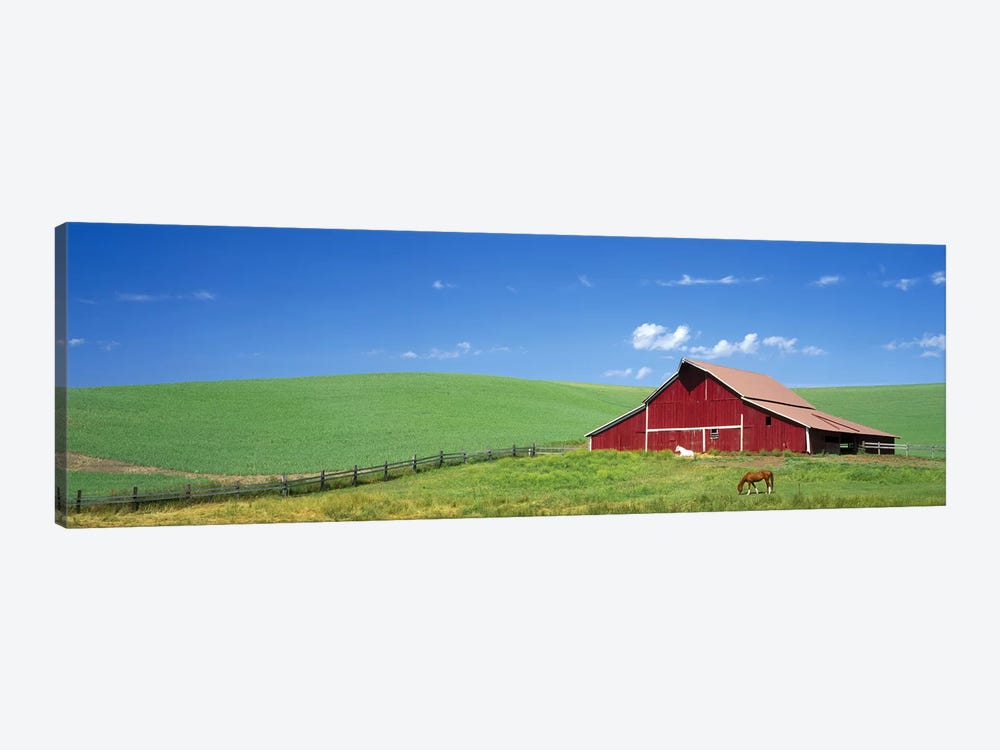 Red Barn in Washington State by Panoramic Images 1-piece Canvas Art