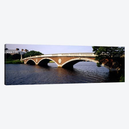 Arch bridge across a river, Anderson Memorial Bridge, Charles River, Boston, Massachusetts, USA Canvas Print #PIM4164} by Panoramic Images Canvas Print
