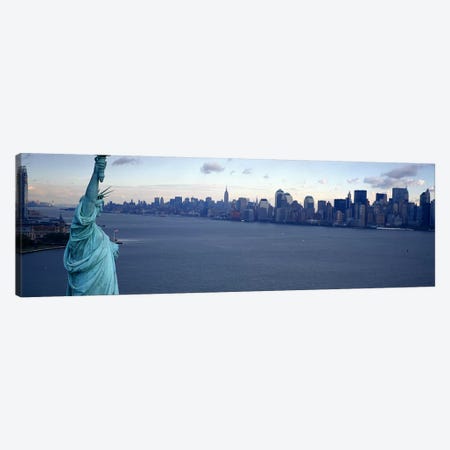 USA, New York, Statue of Liberty #2 Canvas Print #PIM4166} by Panoramic Images Canvas Print