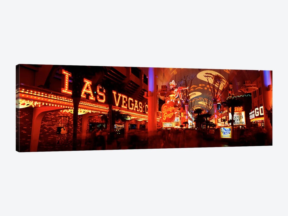 Fremont Street Experience Las Vegas NV USA #5 by Panoramic Images 1-piece Canvas Print